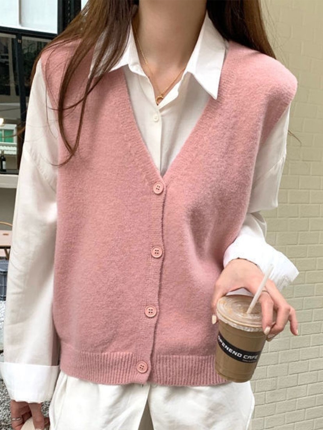 

StyleCast Women Sweater Vest, Pink