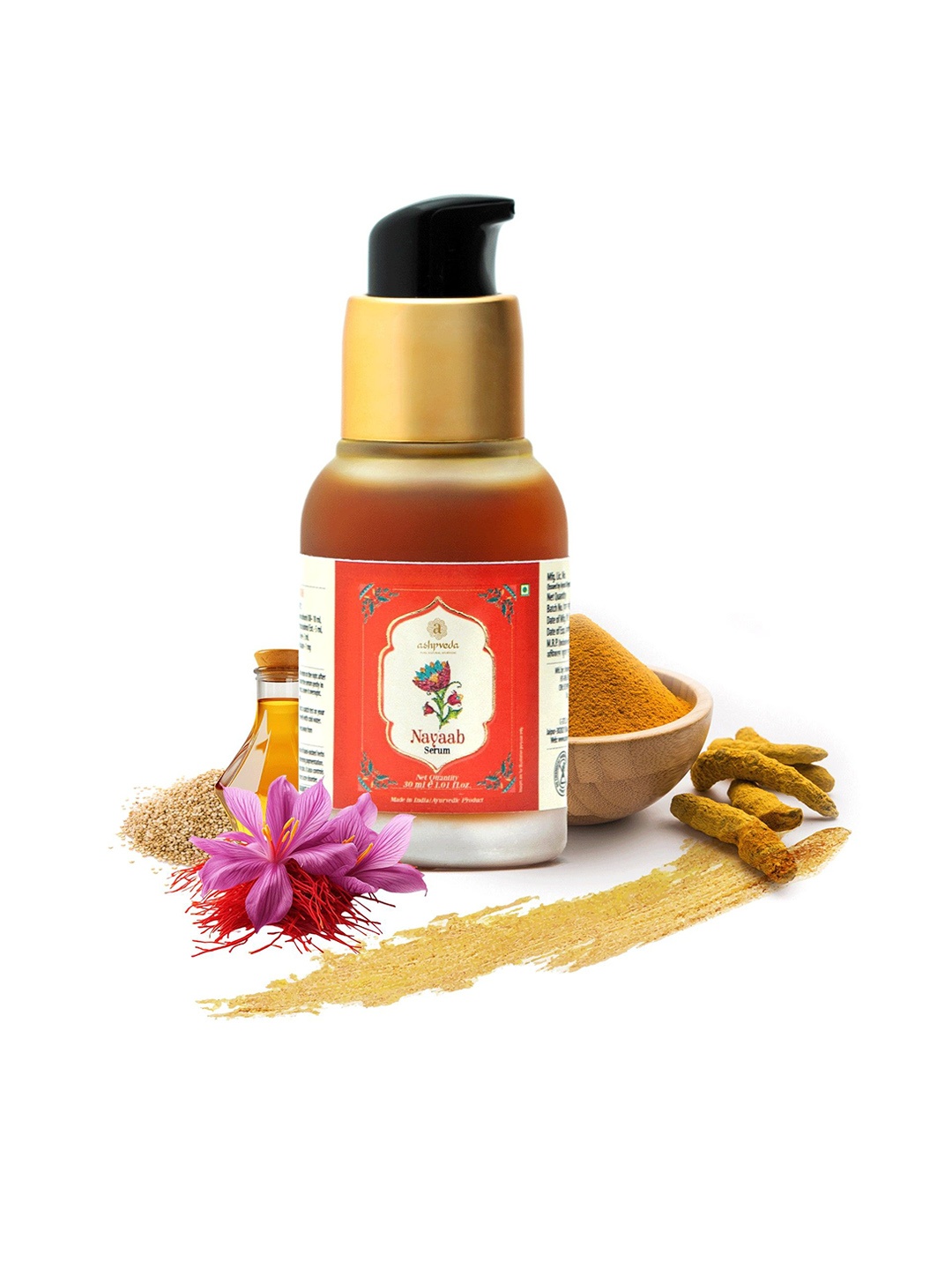 

ASHPVEDA Nayaab Face Serum - 30 ml, Gold