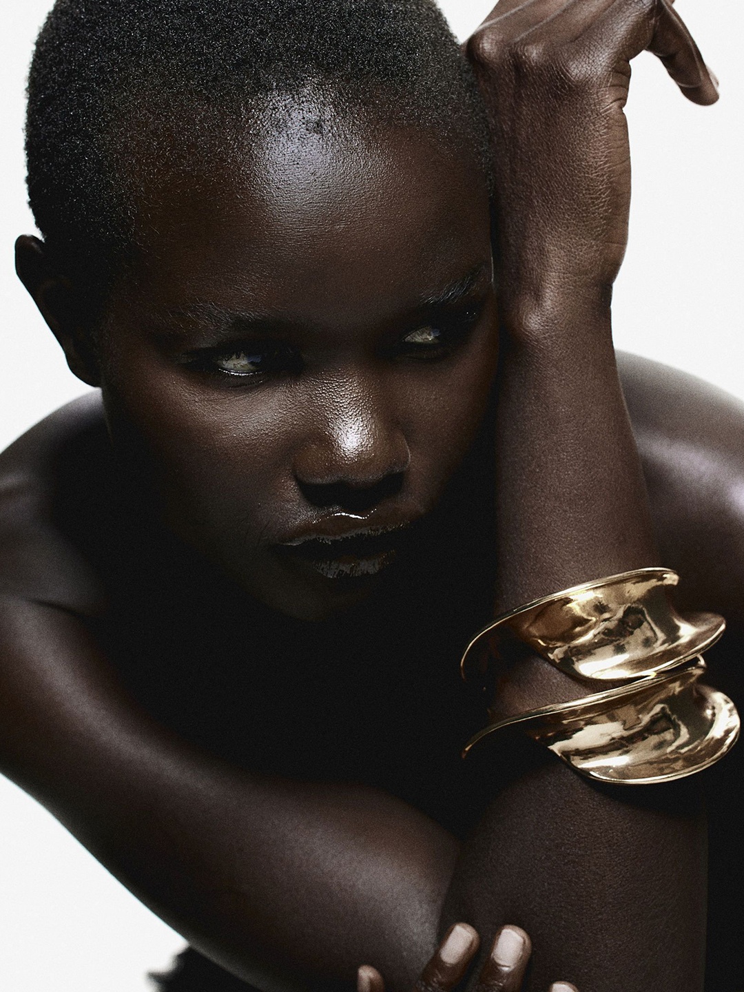 

H&M Twisted Cuff Bracelet, Gold