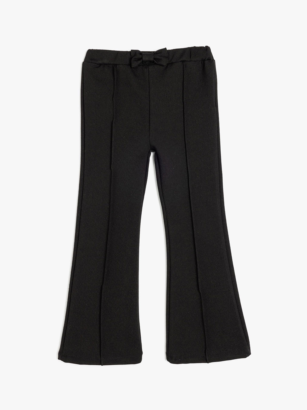 

Koton Girls Ankle Length Flared Leggings, Black