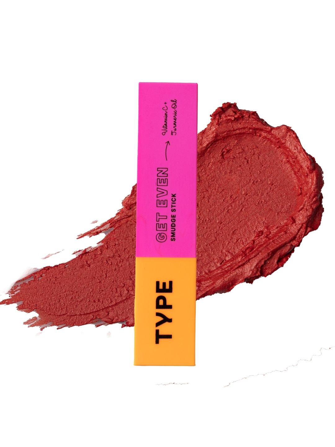 

TYPE BEAUTY INC Get Even Smudge Blush Stick With Vitamin C - 12 g - Spiced Coral, Red