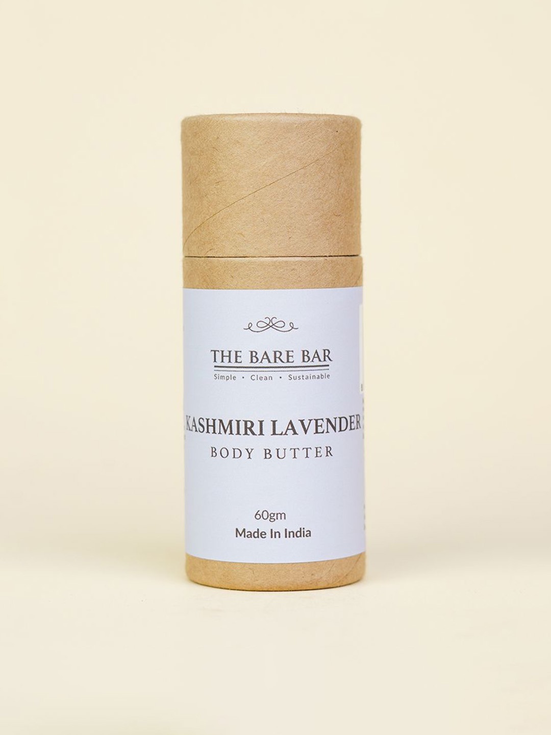 

The Bare Bar Kashmiri Lavender Body Butter - 60 g, Cream