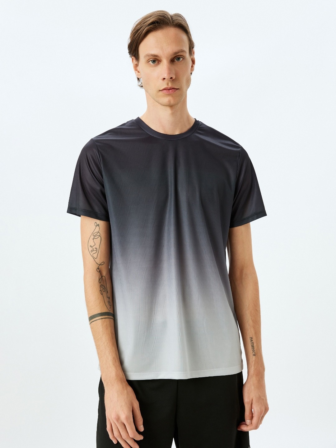 

Koton Men Dyed Round Neck T-shirt, Black