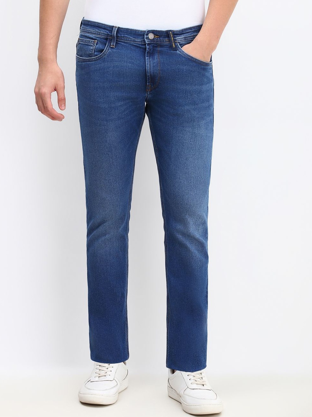 

Allen Solly Men Slim Fit Light Fade Mid-Rise Jeans, Blue