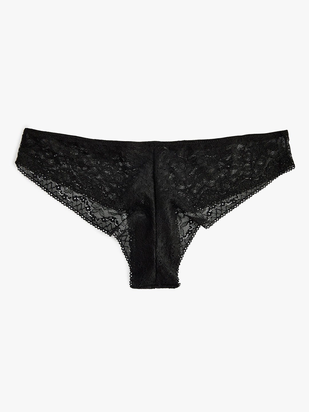 

Koton Self Design Mid-Rise Basic Briefs 8684289638424, Black