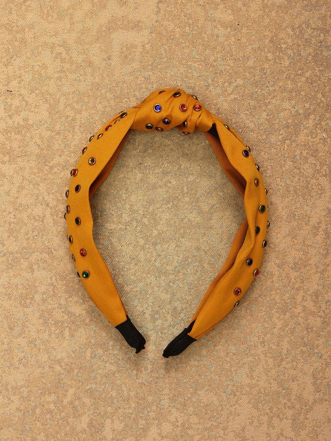 

One Friday Girls Embellished Hairband, Mustard