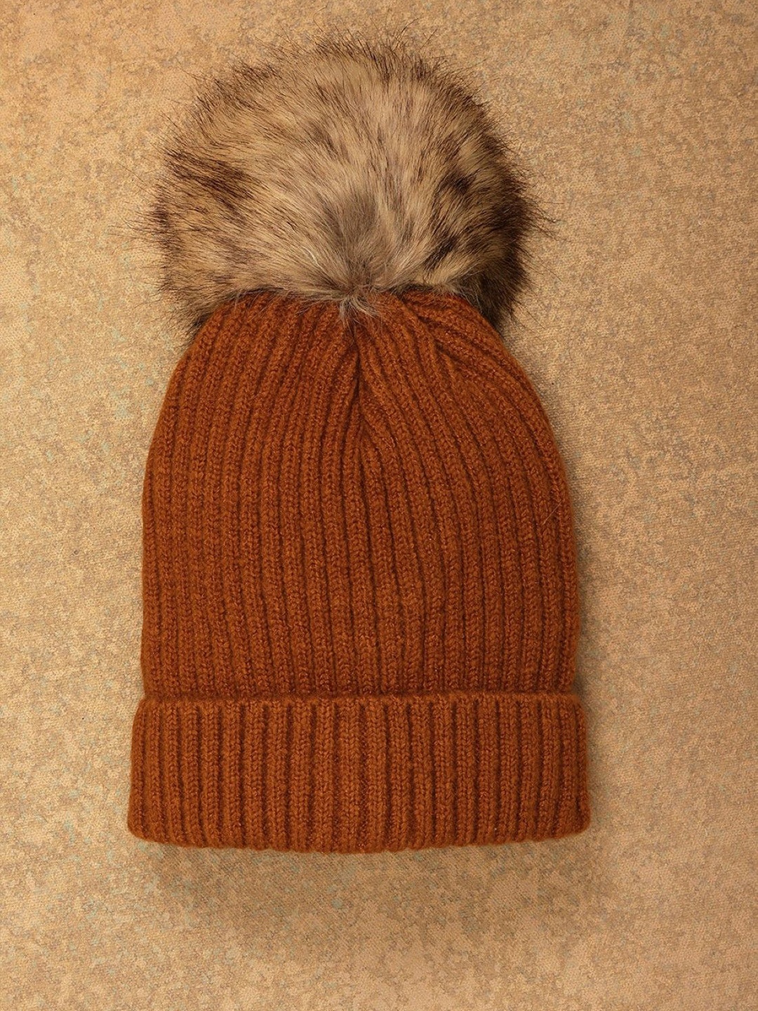 

One Friday Kids Self Design Beanie, Brown