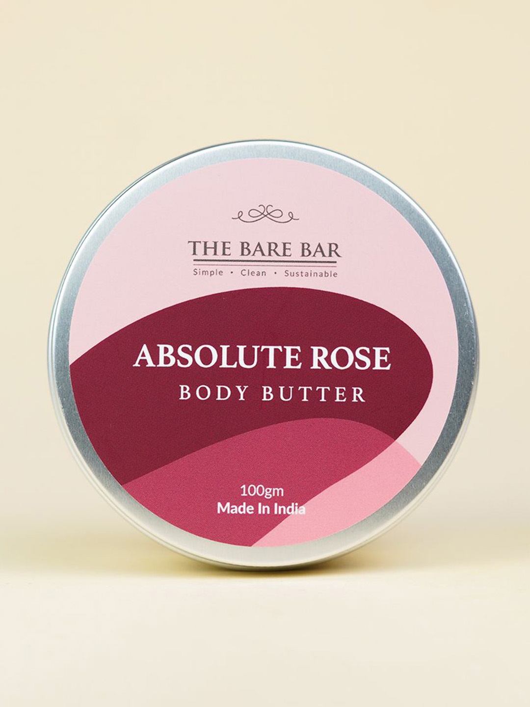 

The Bare Bar Absolute Rose Body Butter With Shea & Mango Butter - 100 g, Cream