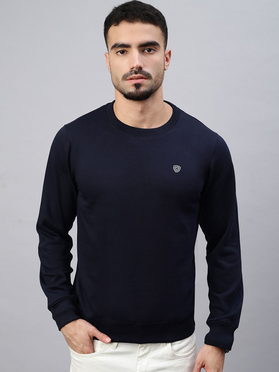 

Lux Cozi Men Pullover Sweatshirt, Navy blue