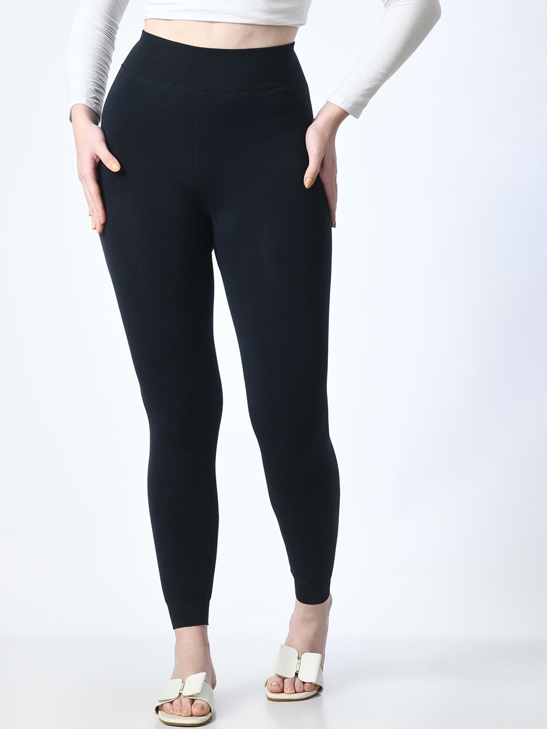 

Lebami Winter Warm Thermal Bottoms, Navy blue
