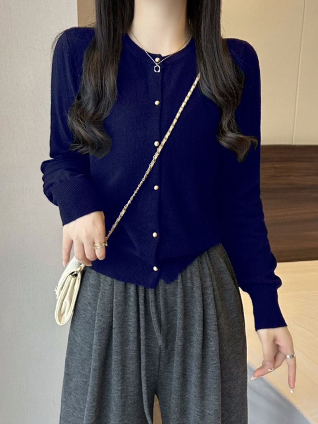 

StyleCast Women Round Neck Sweater, Blue