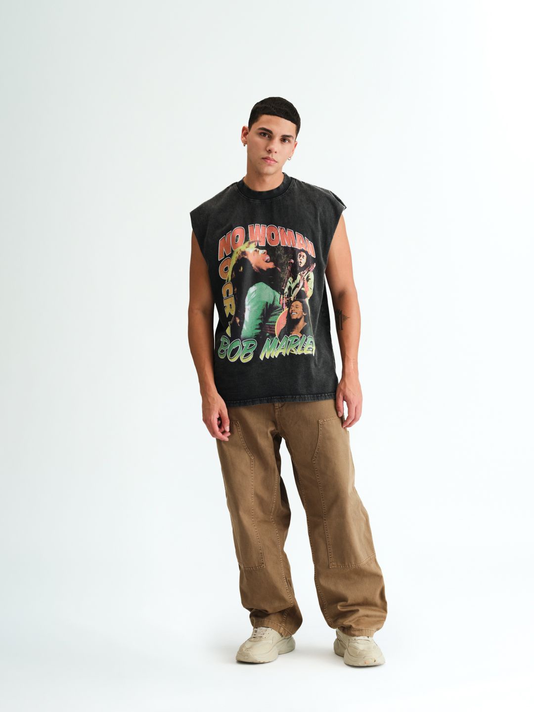 

Bonkers Corner Men Printed Hooded T-shirt, Black