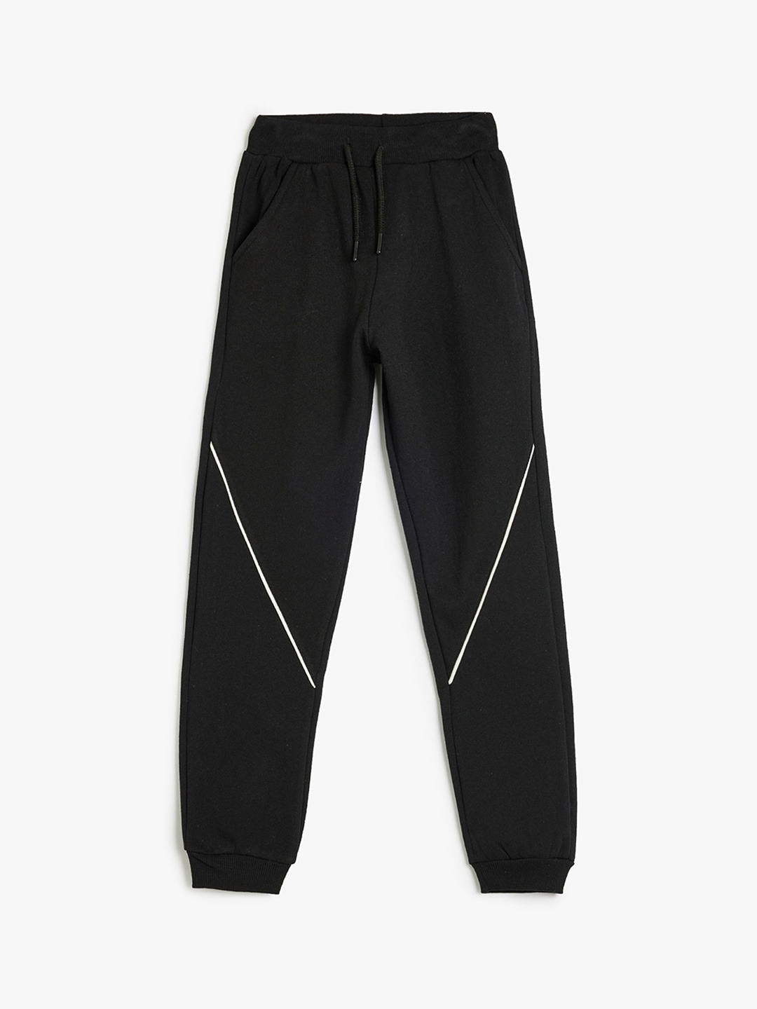 

Koton Boys Mid Rise Track Pants, Black