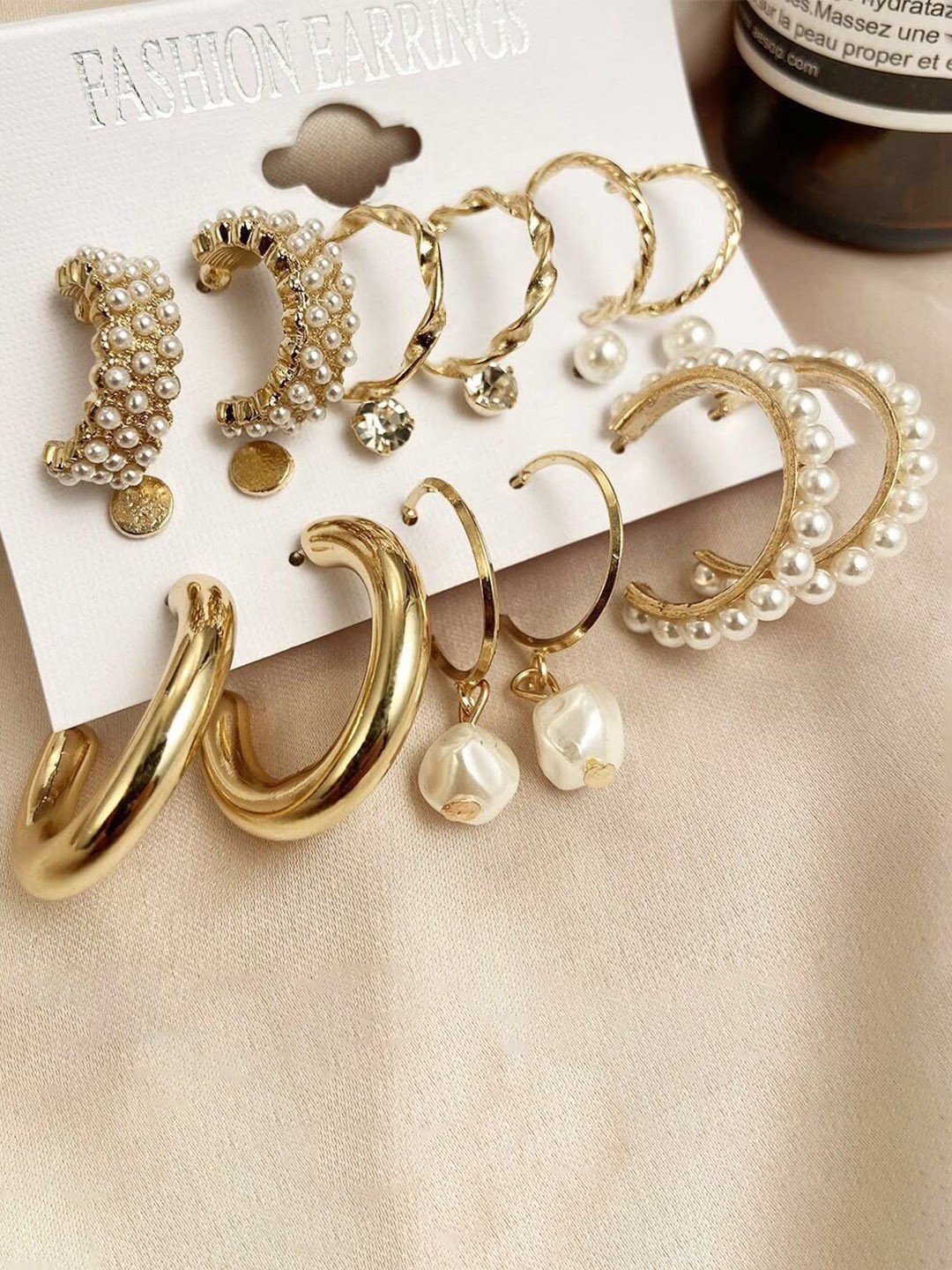 

Celestique Contemporary Studs Earrings, Gold