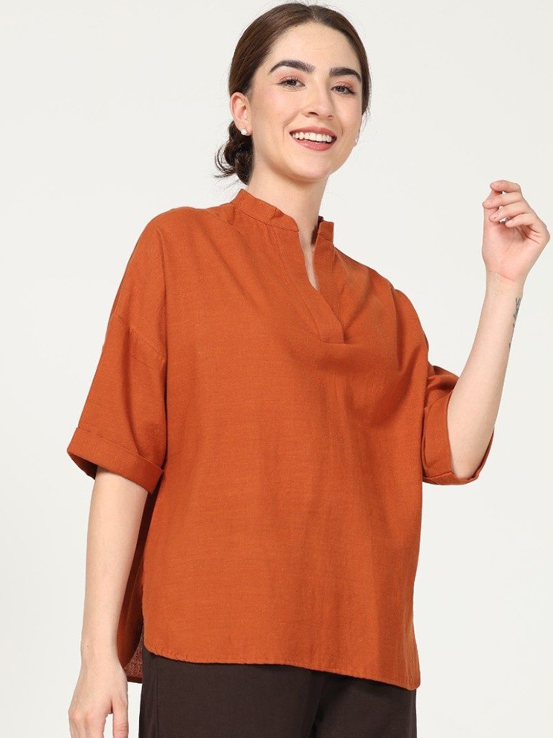 

Saltpetre Top With Trousers Co-Ords, Orange