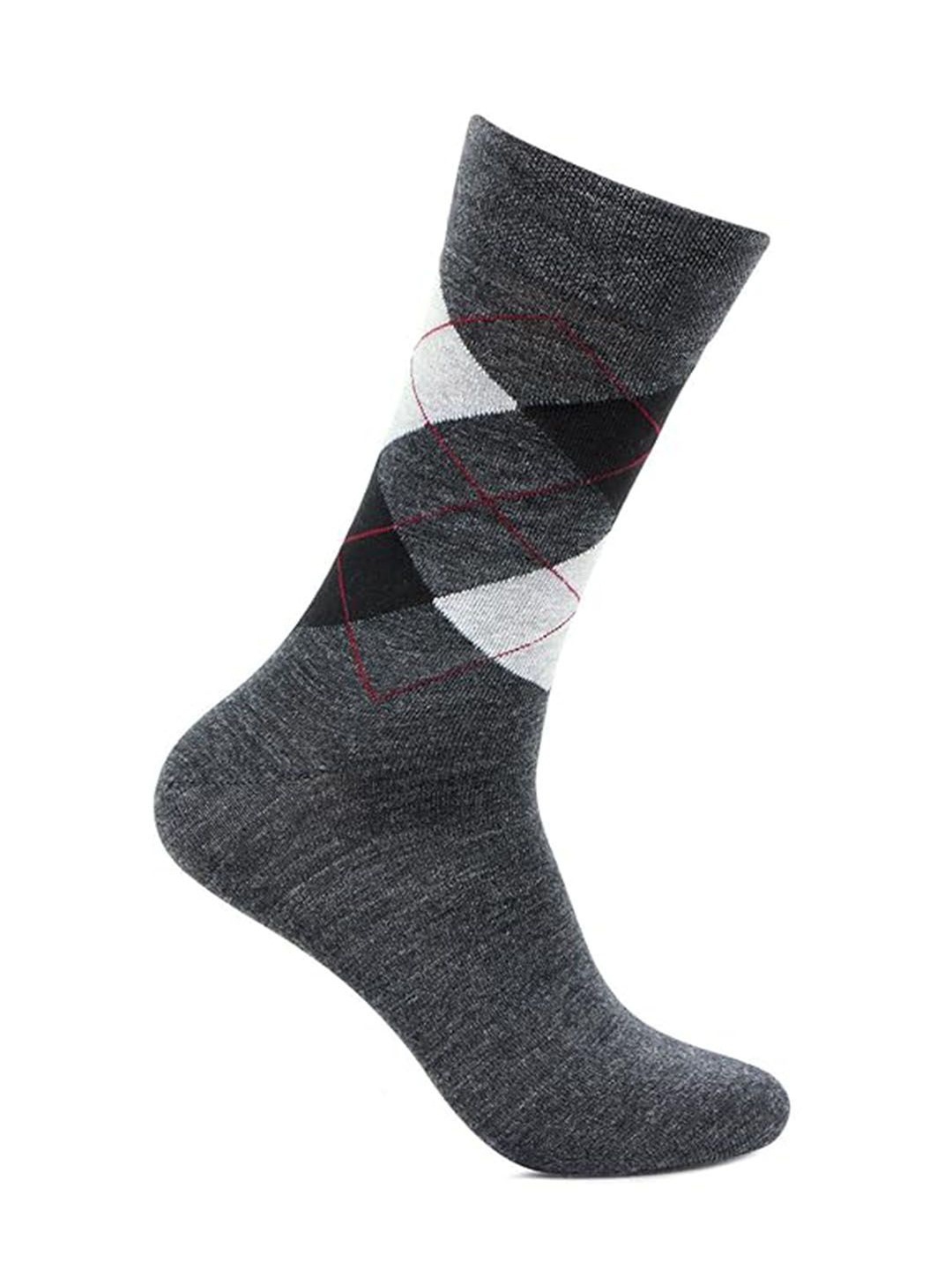 

Bonjour Men Ankle-Length Socks, Grey