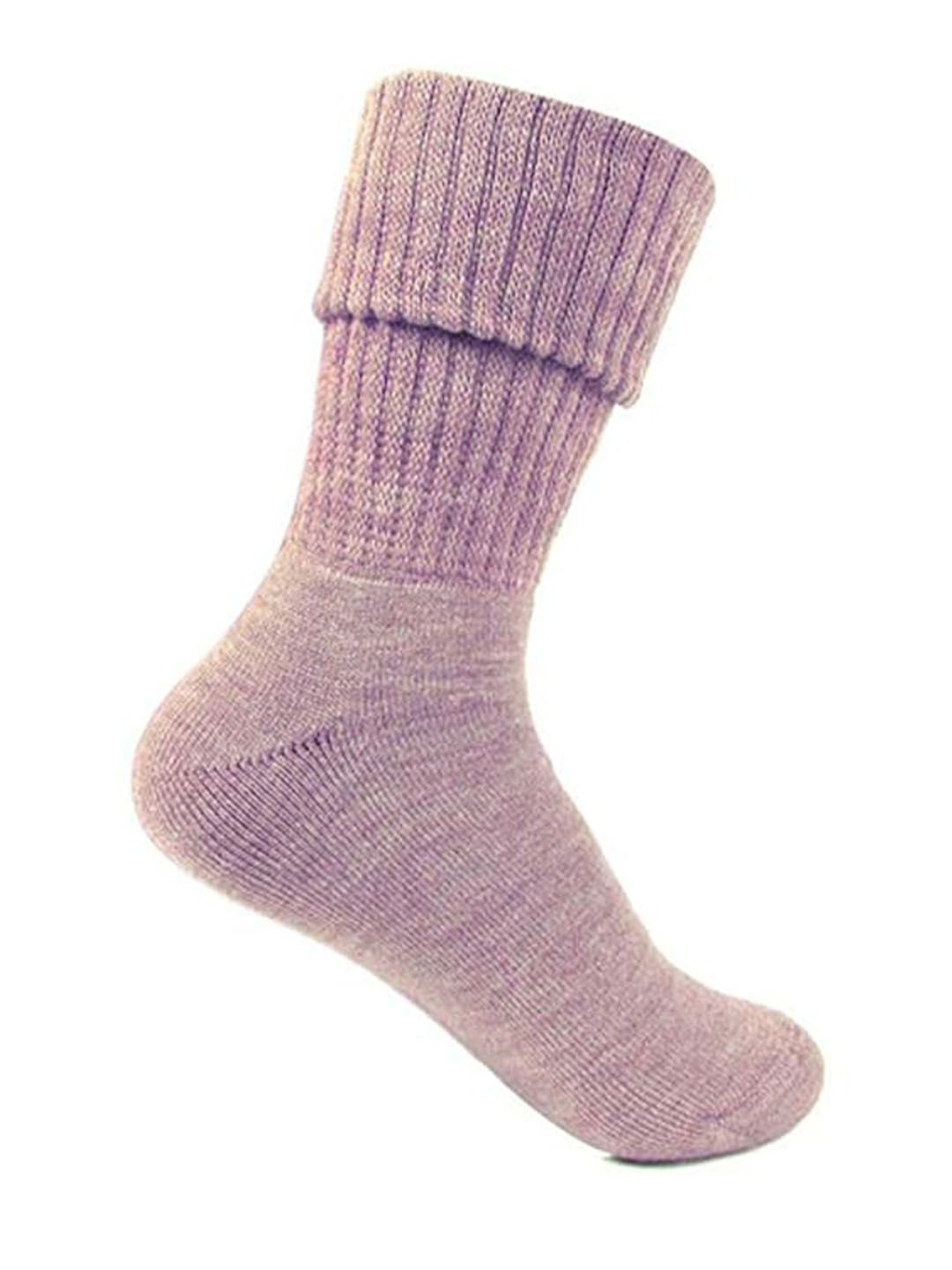 

Bonjour Women Calf-Length Cotton Socks, Beige