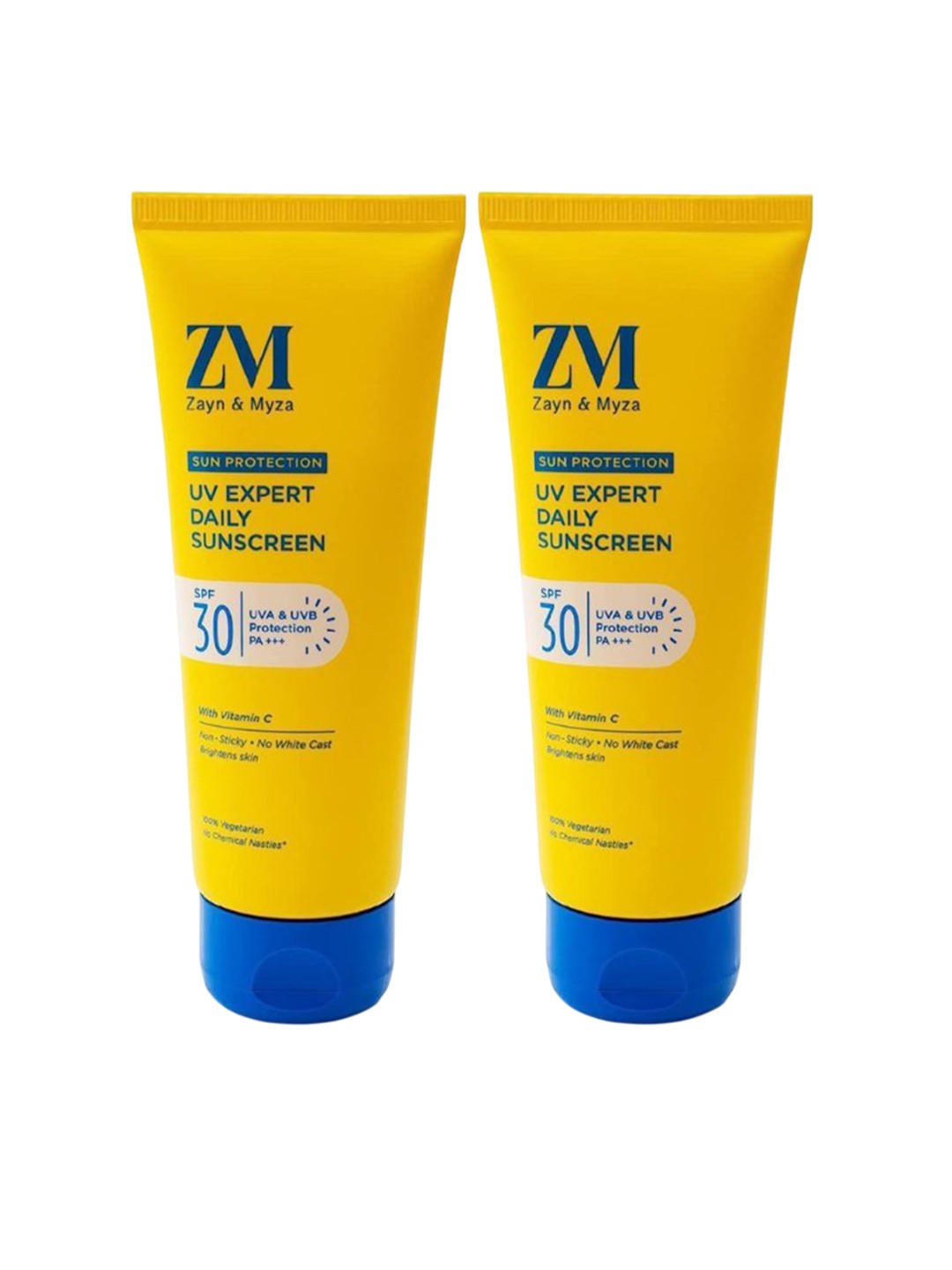 

ZM Zayn & Myza Set Of 2 UV Expert Protection Soothing Sunscreen With SPF30- 50g Each, Transparent