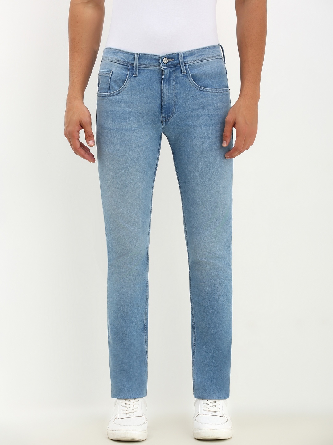

Allen Solly Men Slim Fit Stretchable Jeans, Blue
