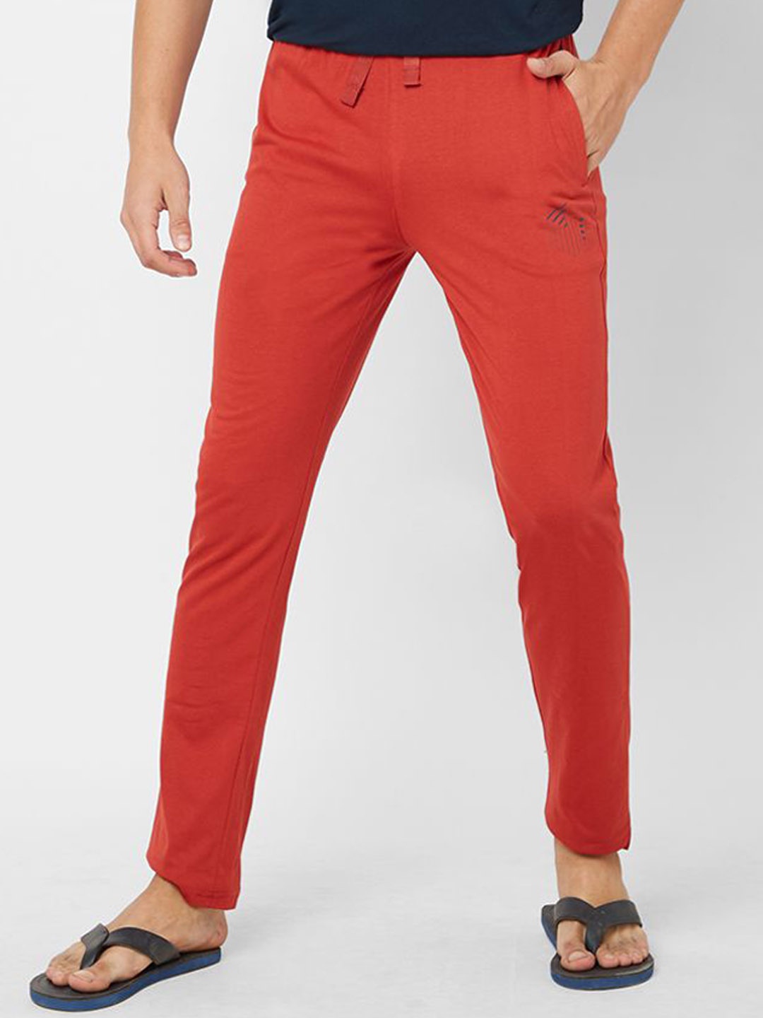 

Sweet Dreams Cotton Mid-Rise Lounge Pants, Orange