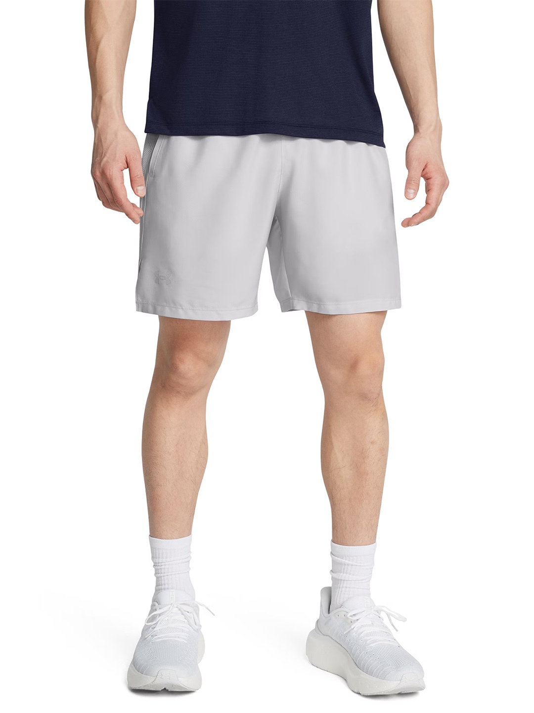 

UNDER ARMOUR Men Slim Fit Launch 7'' Running Shorts, Grey