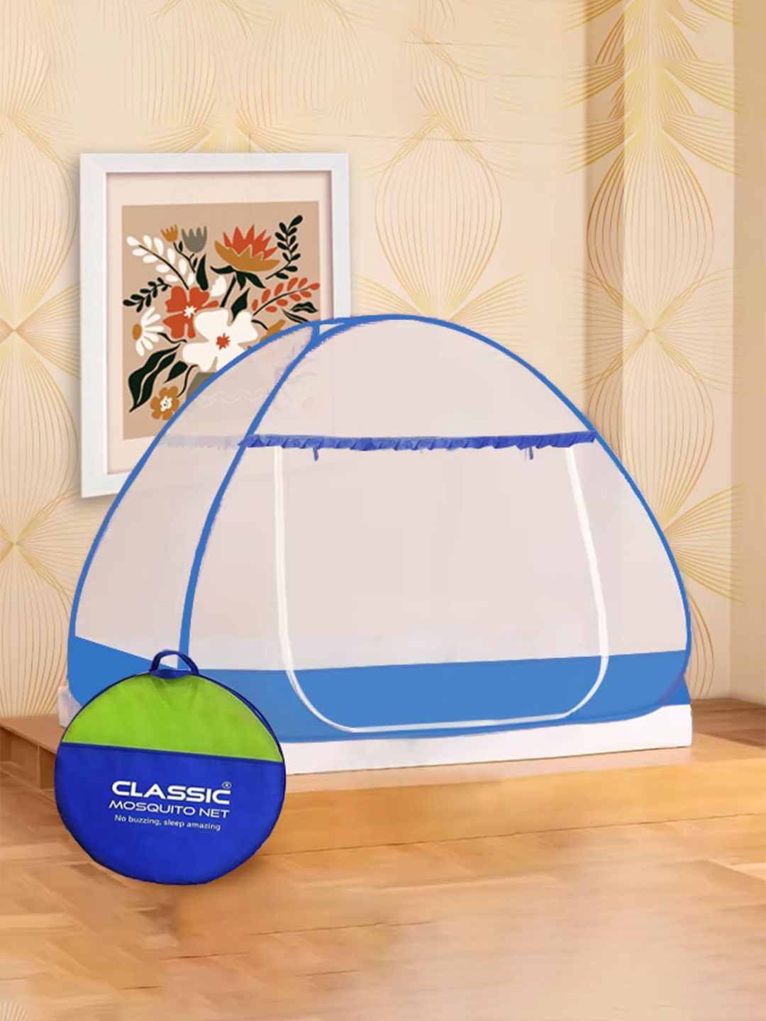 

Classic Mosquito Net Blue & White Tent Mosquito Net