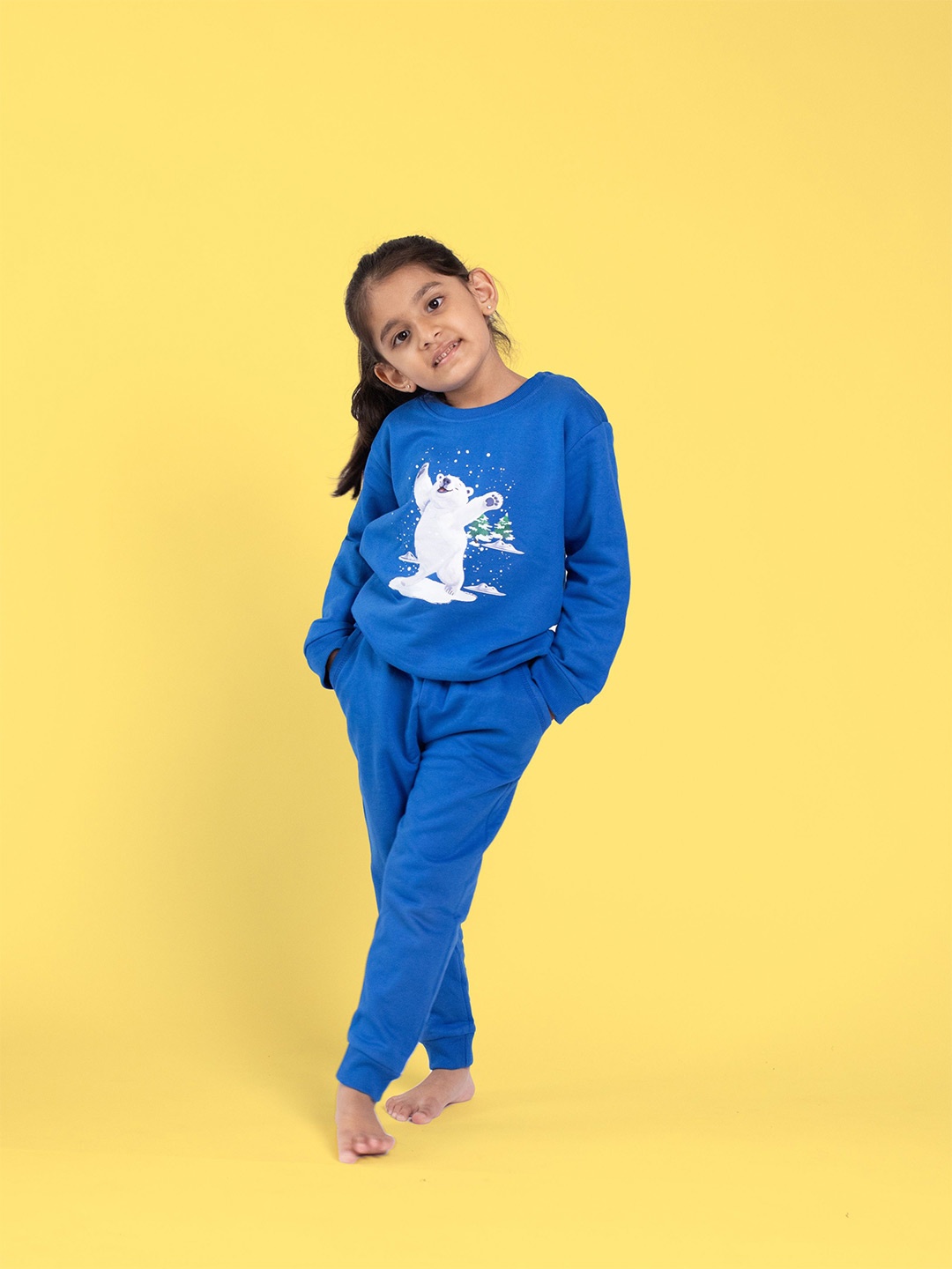 

Orange Sugar Unisex Kids Sweatshirt, Navy blue