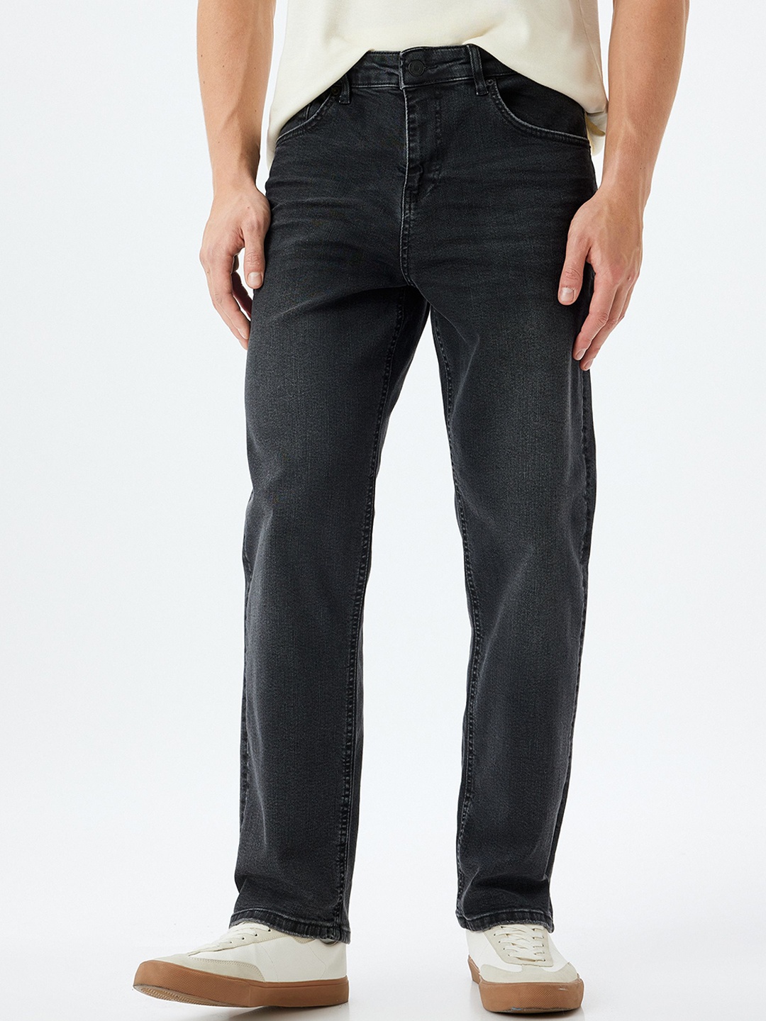 

Koton Men Straight Fit Jeans, Black