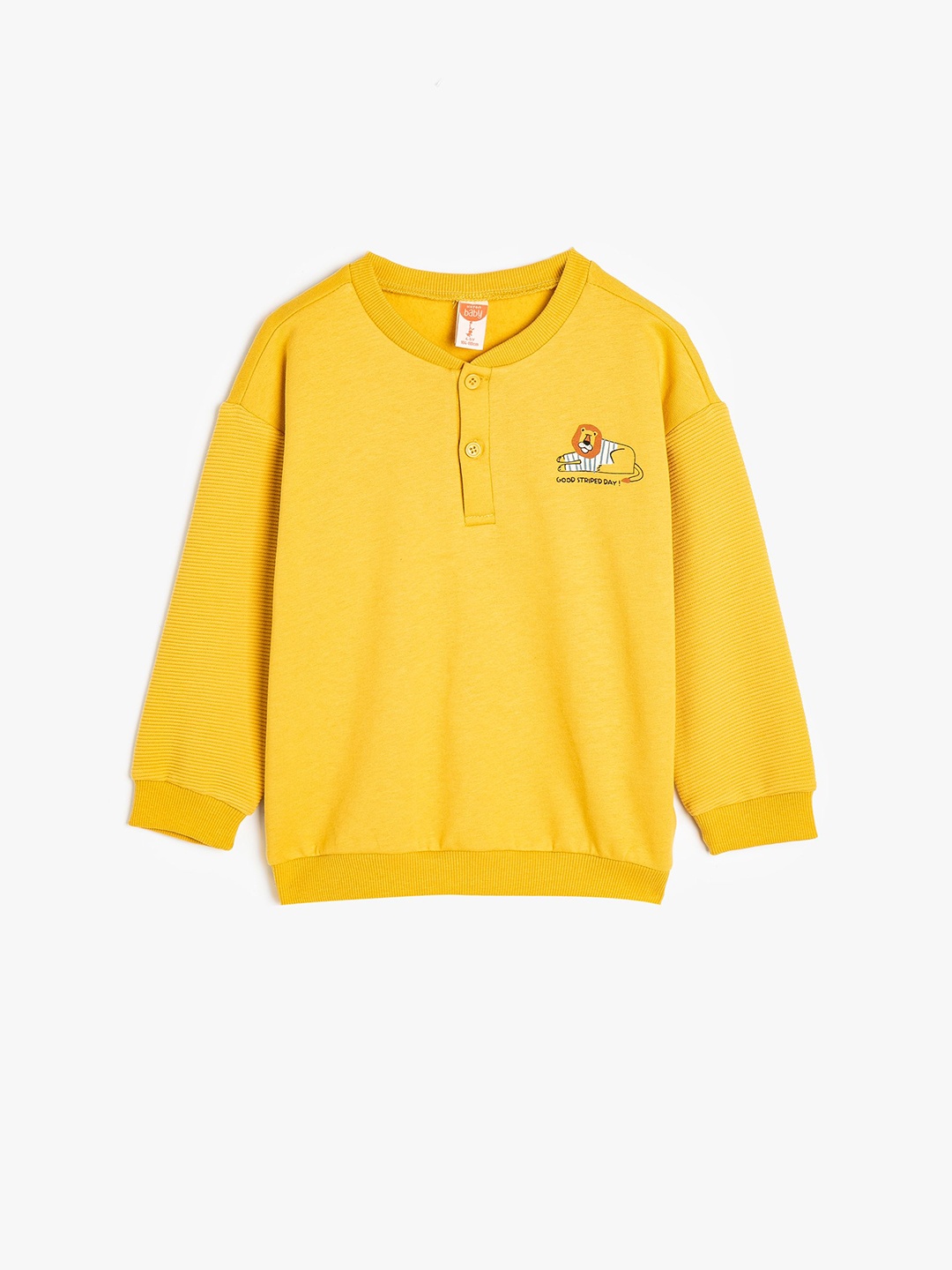 

Koton Boys Printed Sweatshirt, Yellow