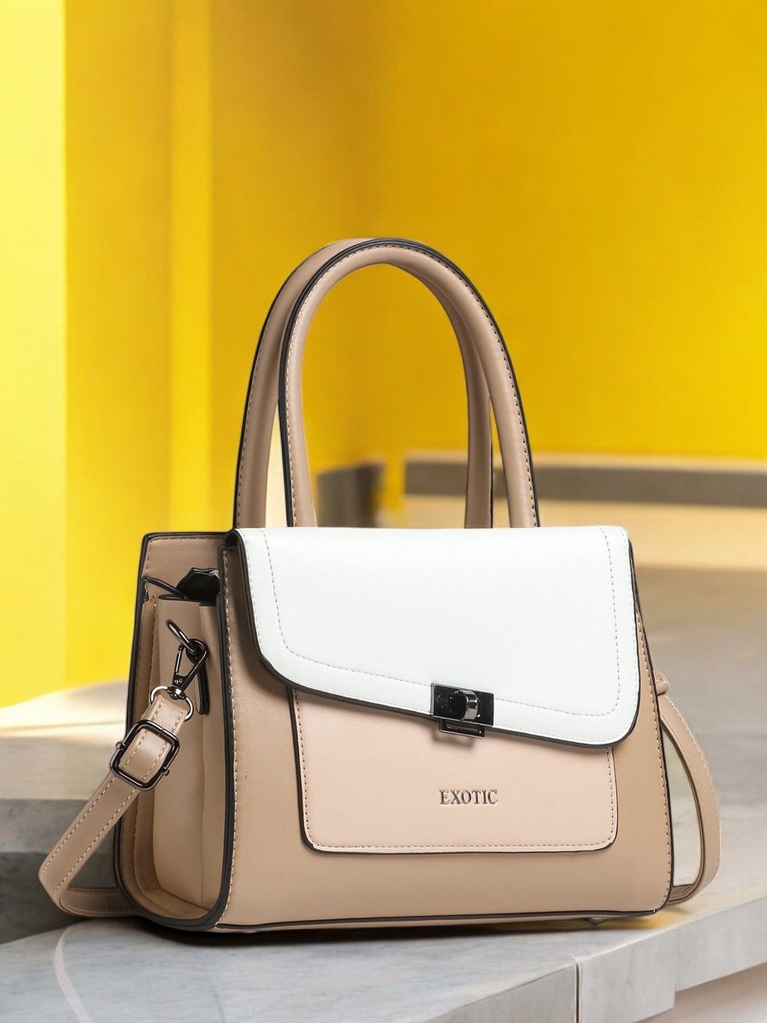 

Exotic PU Sling Bag, Khaki