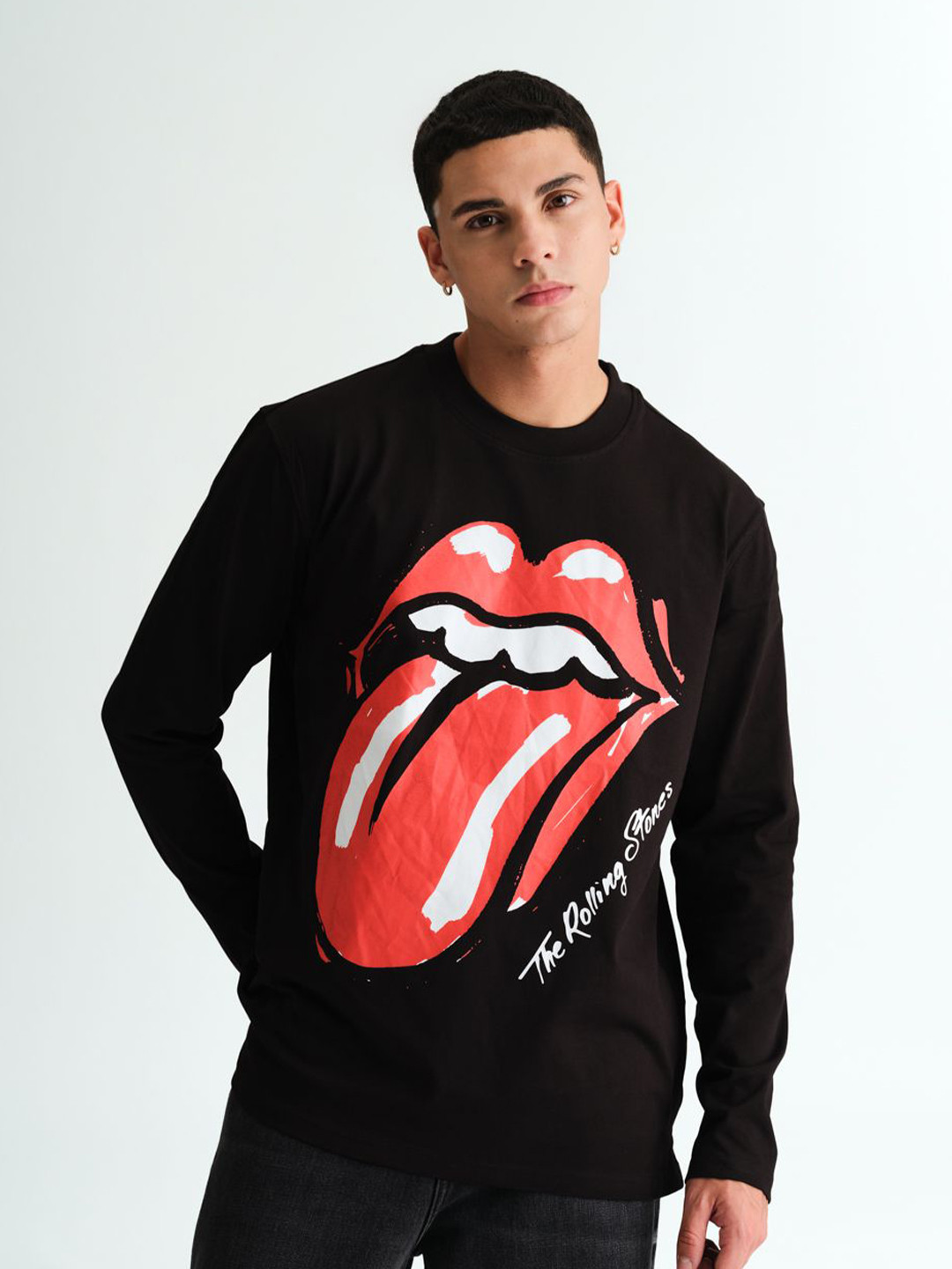 

Bonkers Corner Men Printed Pockets T-shirt, Black