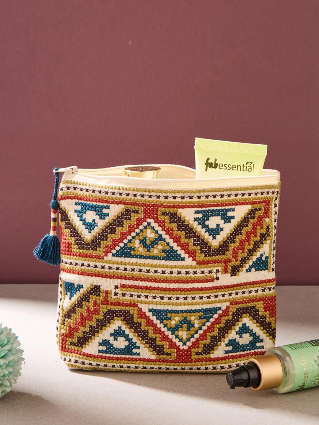 

Fabindia Self Design Pen Cases Stationery, Nude