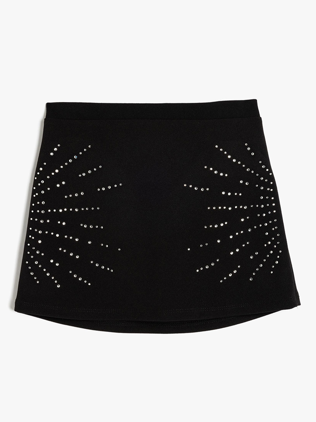 

Koton Girls Embellished A-Line Mini Skirt, Black