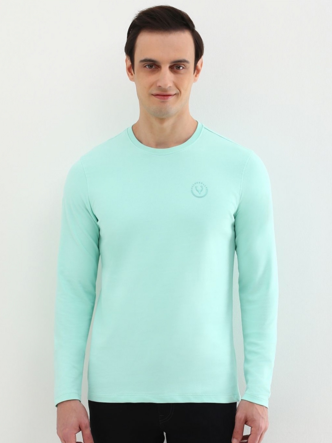 

Allen Solly Men Slim Fit T-shirt, Green