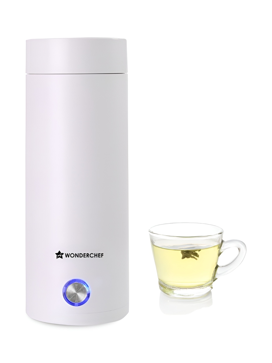 

Wonderchef White Stainless Steel Travel Kettle 400ml