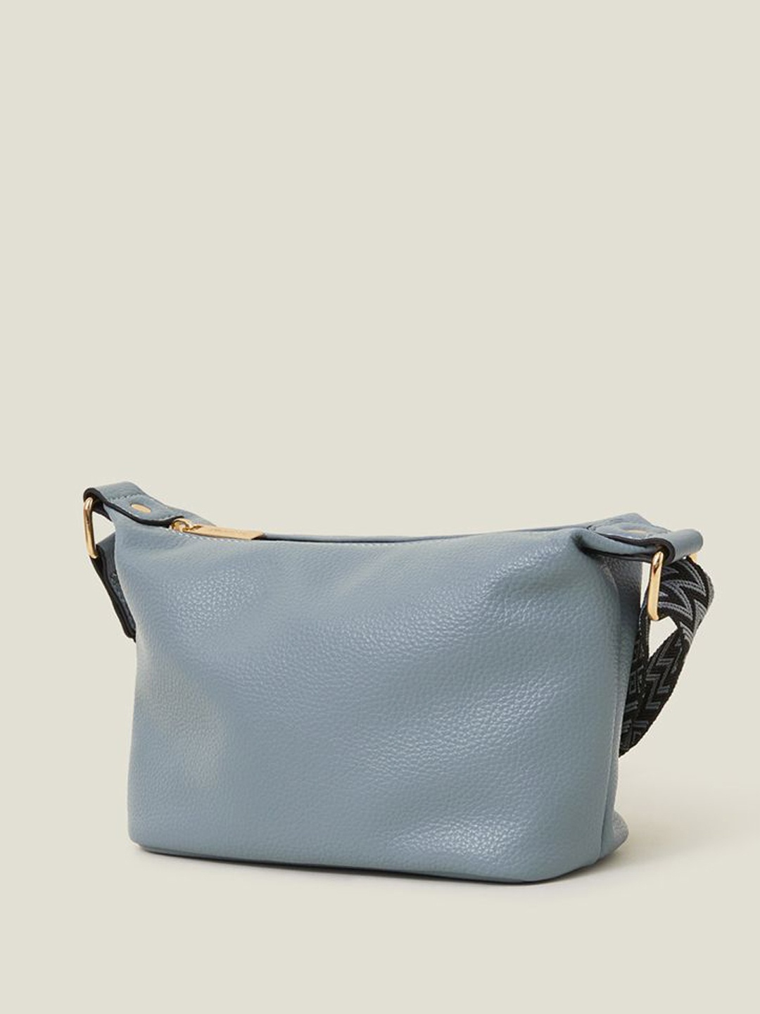 

Accessorize PU Structured Sling Bag, Blue