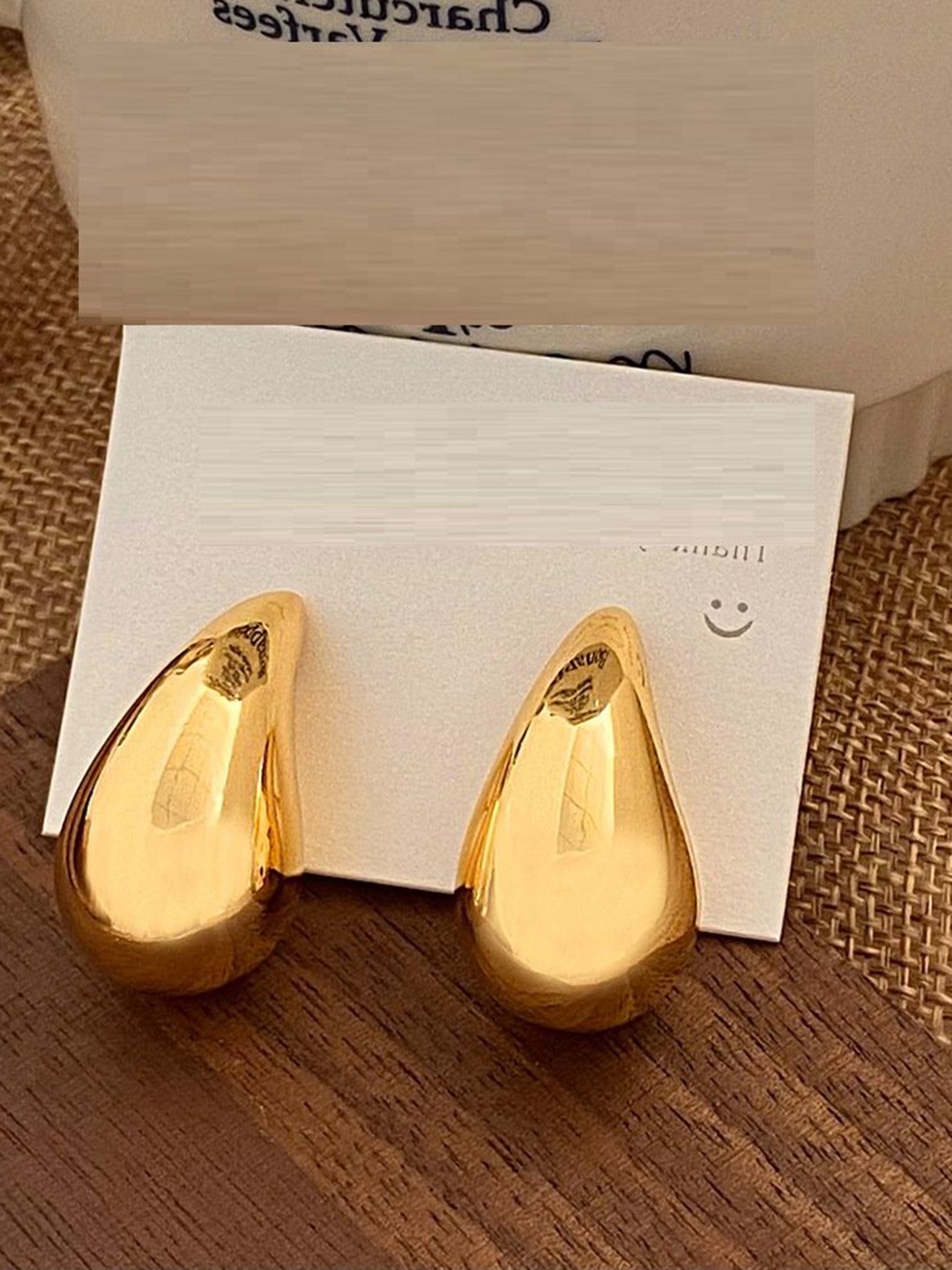 

Celestique Contemporary Studs Earrings, Gold
