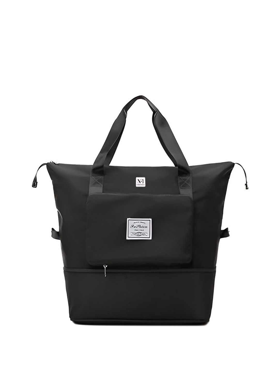 

NFI essentials Large Foldable Casual Duffel Bag, Black