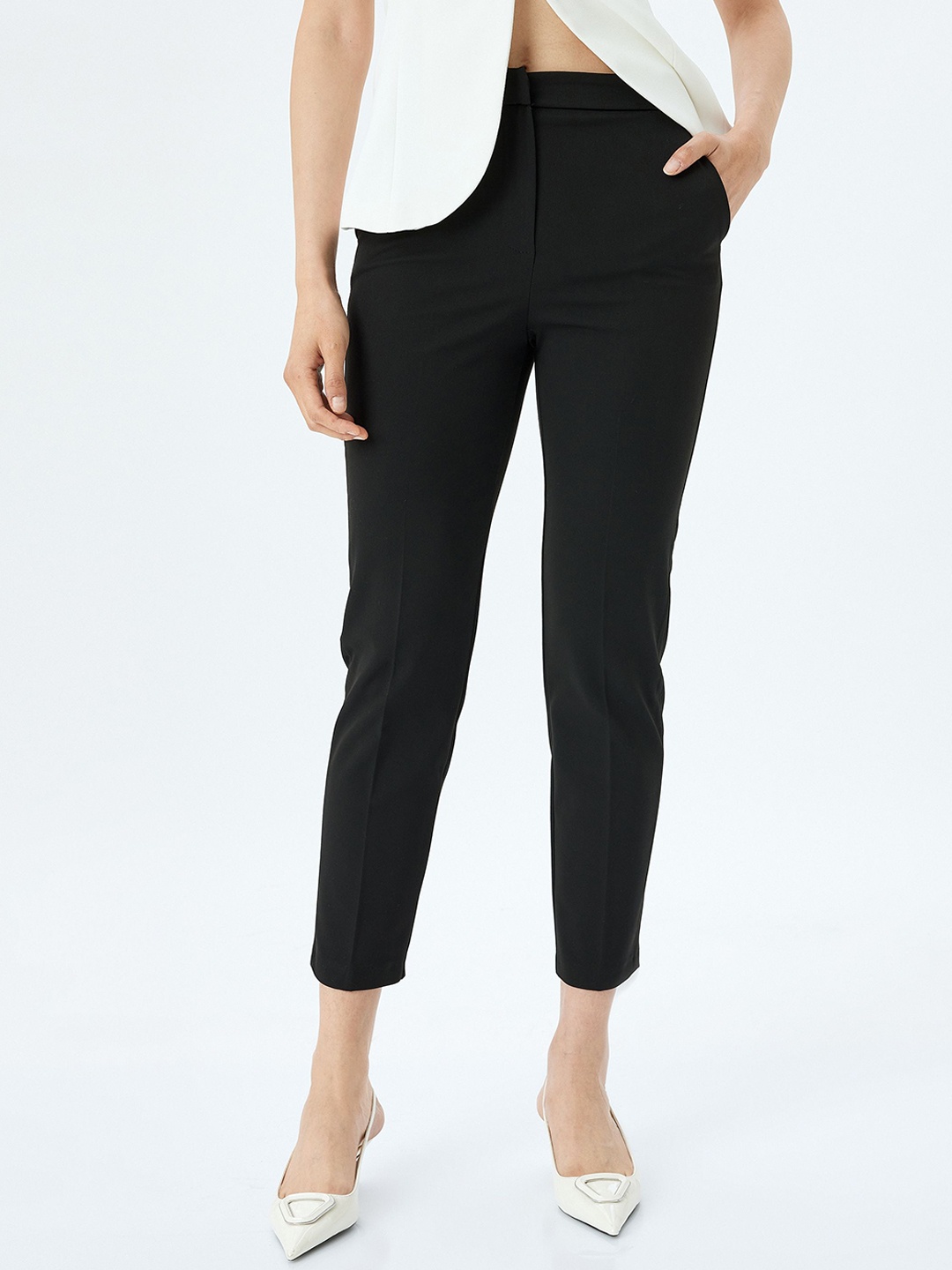 

Koton Women Trousers, Black