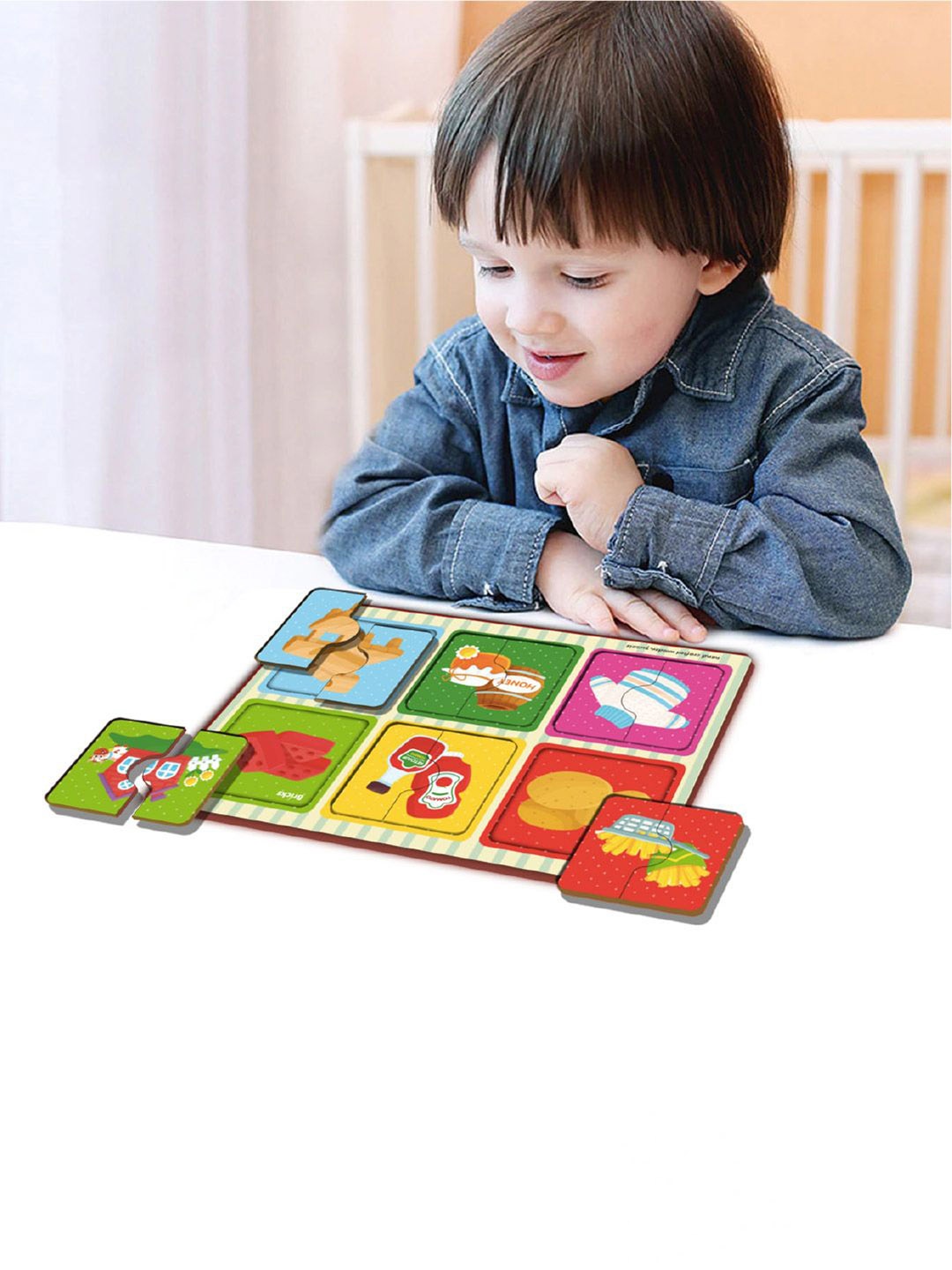 

Mini Leaves Kids Skill Development Toy Learning and Development Toys, Red