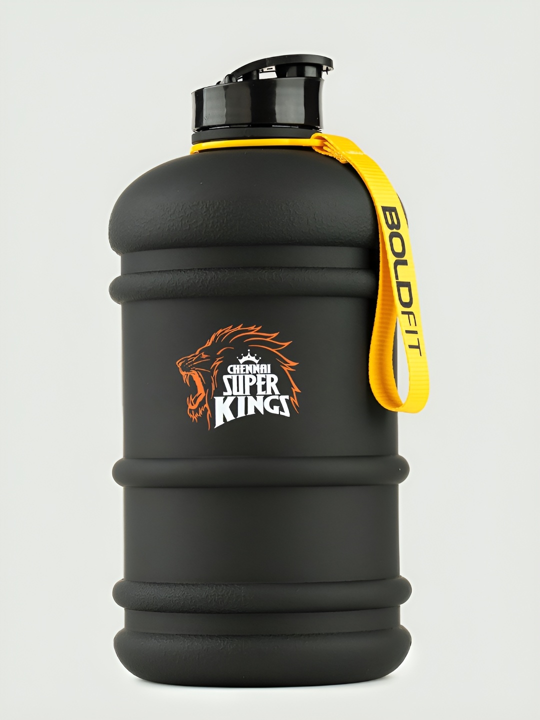 

BOLDFIT CSK Black & Yellow Gallon Water Bottle 2.2 L