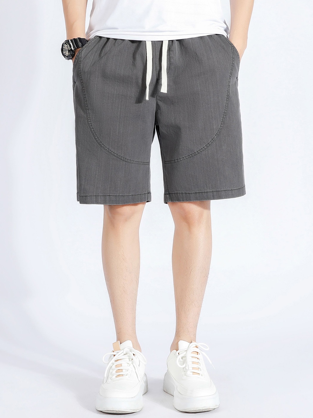 

StyleCast x Revolte Men Regular Fit Rapid-Dry Short, Grey