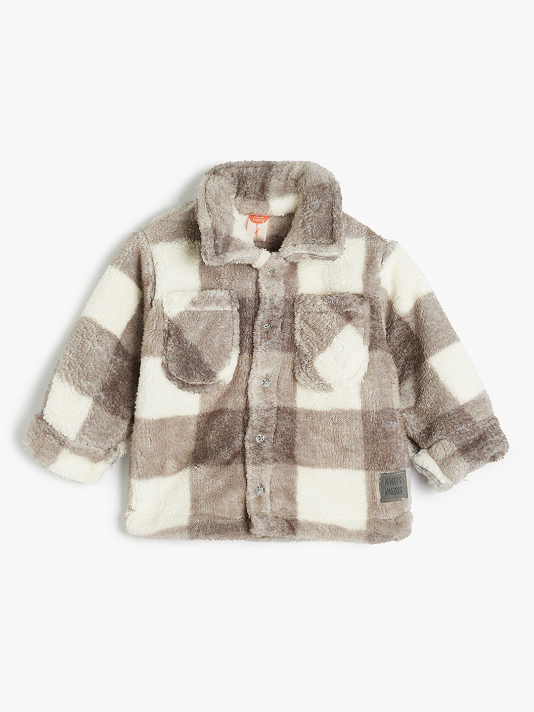 

Koton Boys Checked Tailored Jacket, White
