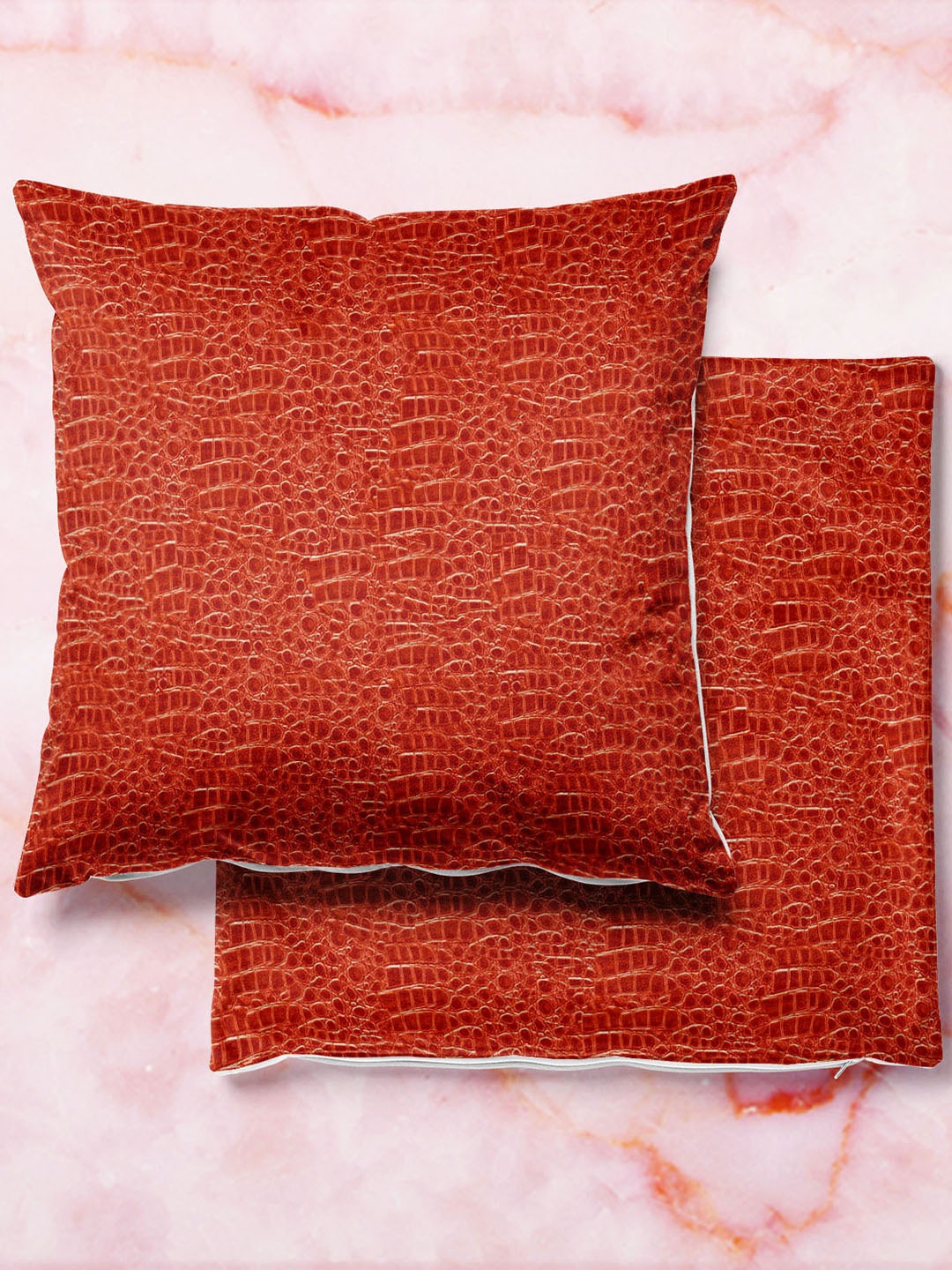 

ArtzFolio Multicoloured Set of 2 Velvet Square Cushion Covers, Multi