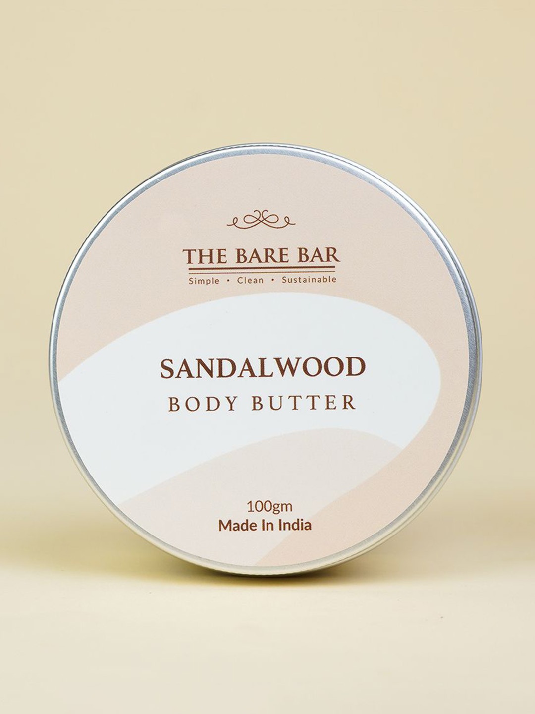 

The Bare Bar Sandalwood Body Butter - 100 g, Cream