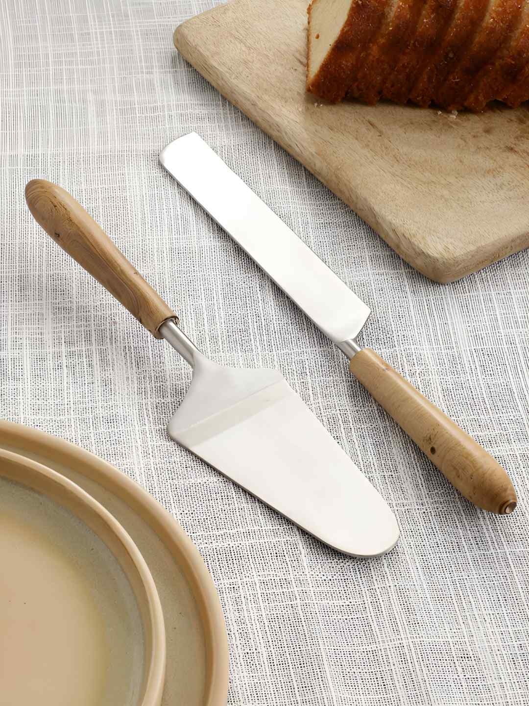

VarEesha Brown Stainless Steel Cake Server Spoon