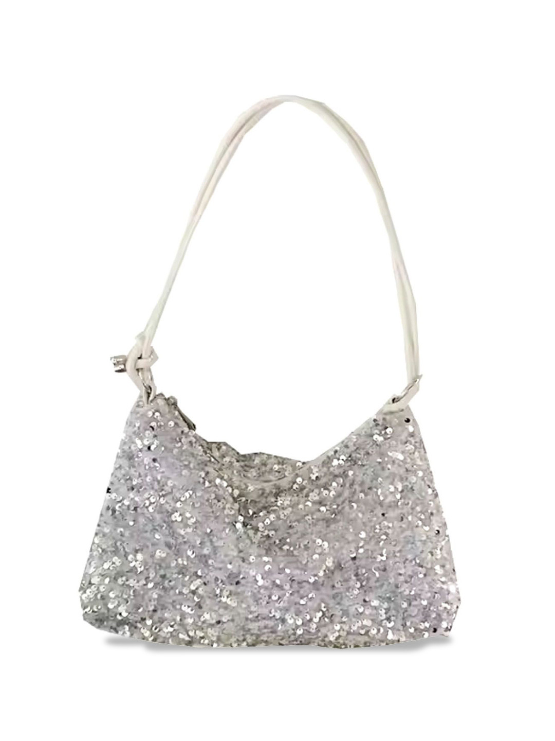 

StyleCast Checked Structured Sling Bag with, Grey