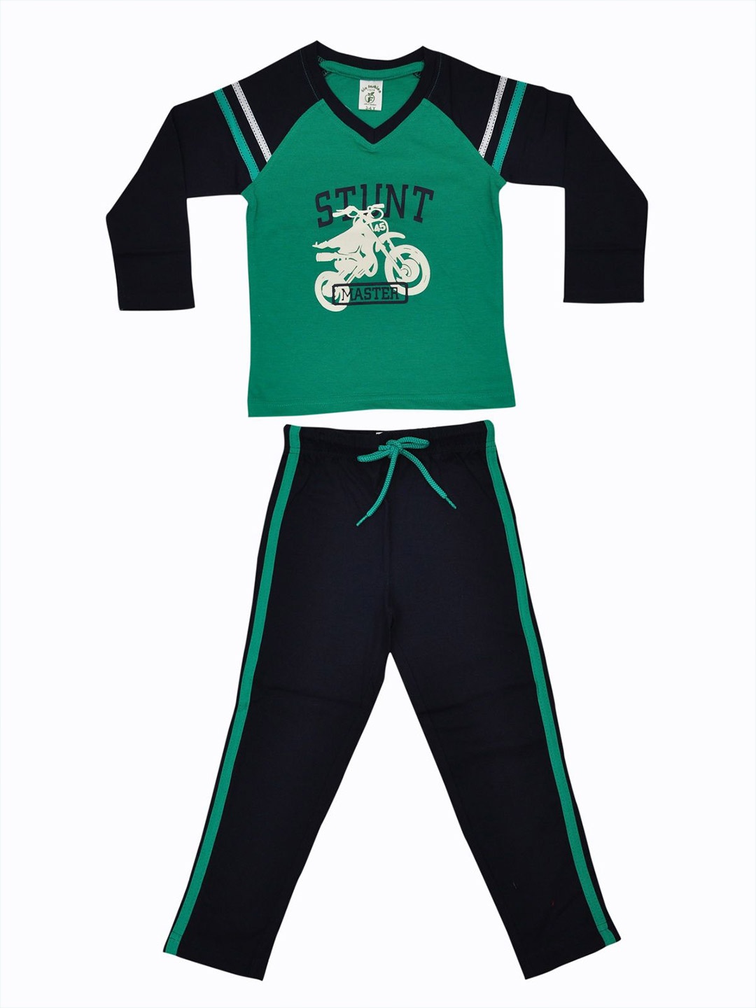 

BAESD Boys T-shirt With Trousers Set, Green