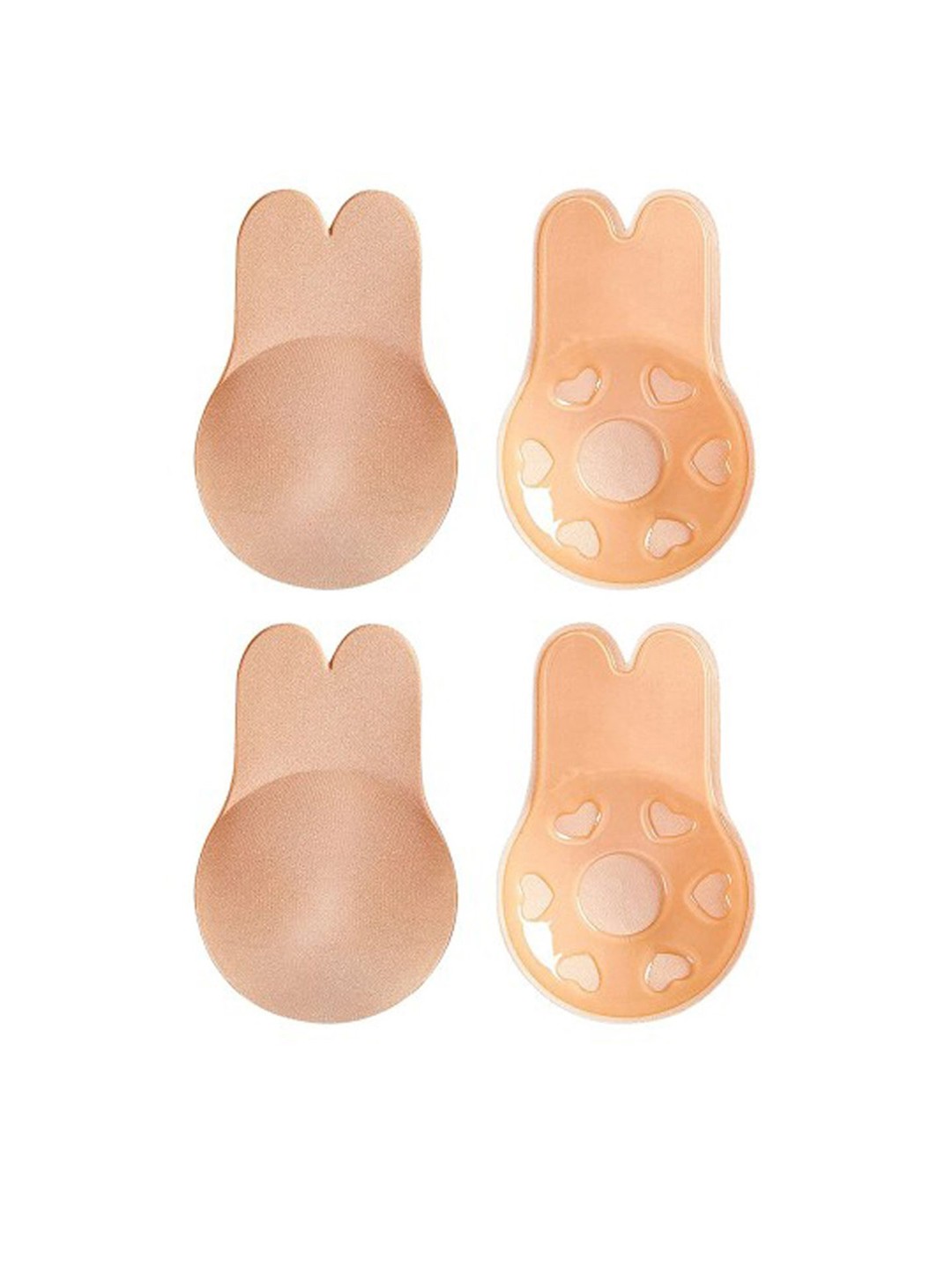 

Xivir Women Set of 2 Reusable Stick-On Lingerie accessories, Beige