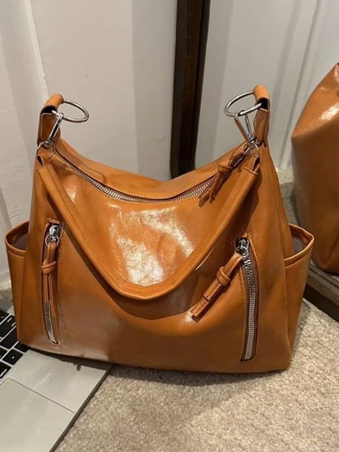

StyleCast Bucket Handheld Bag, Orange